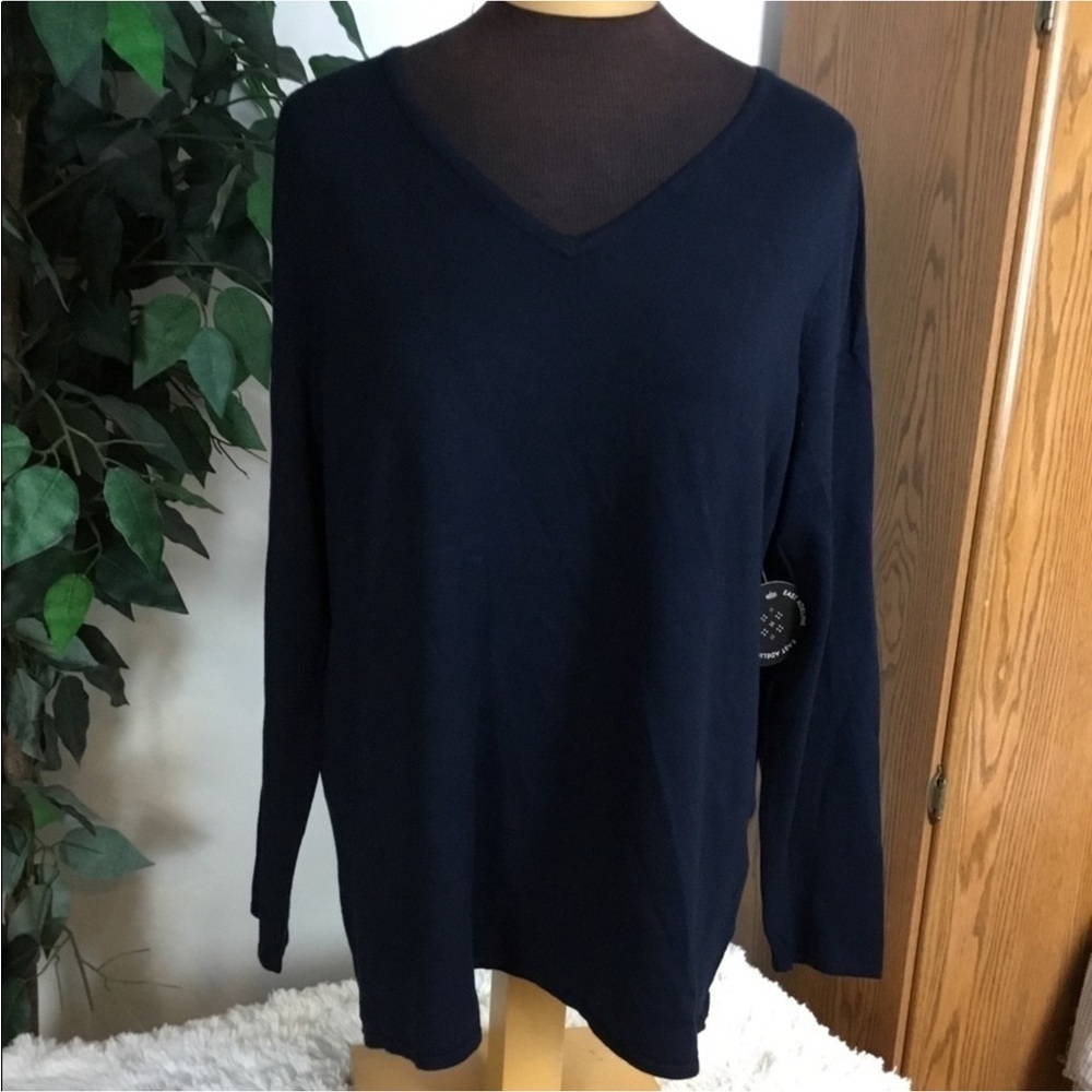 East Adeline by Dia & Co Fit & Fashion light weight sweater Woman’s 1X